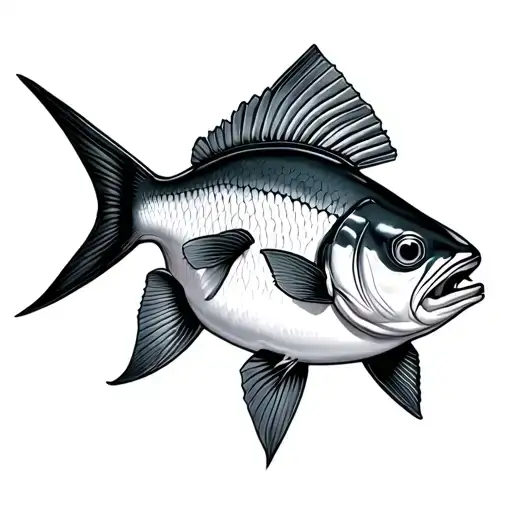 sardine tattoo design idea