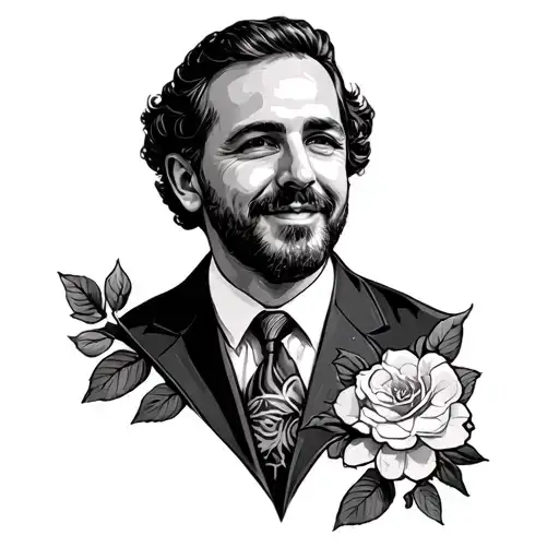 Dad Memorial tattoo design idea