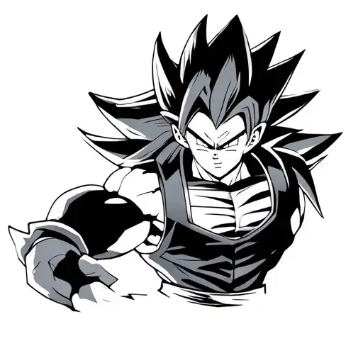 Gogeta Super Saiyan tattoo design idea