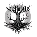 the name Nichols and the roots of a tree tattoo design idea