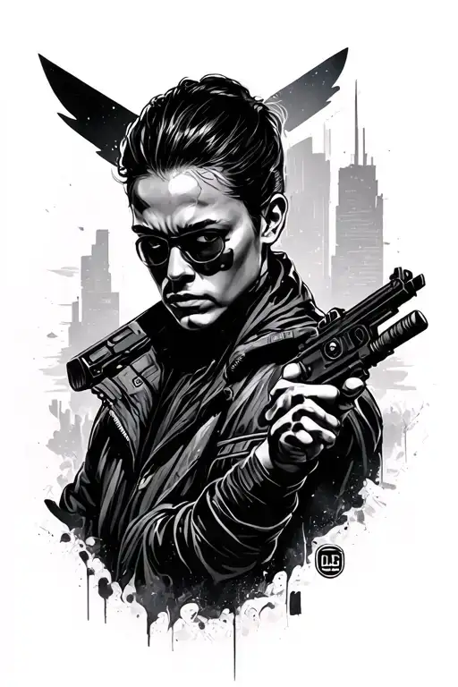 Blade Runner tattoo design idea