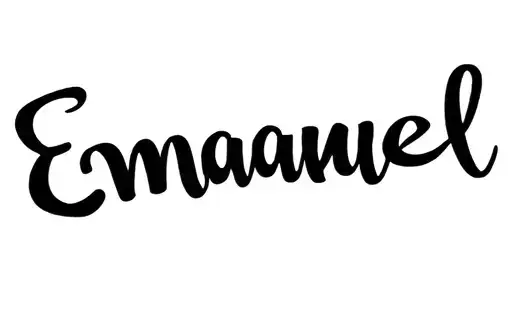 "Emmanuel" tattoo design idea