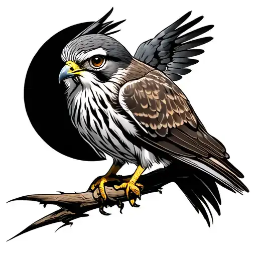 Kestrel tattoo design idea
