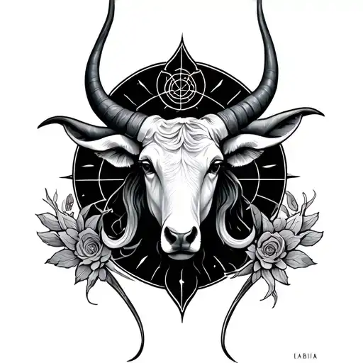 Taurus Libra tattoo design idea