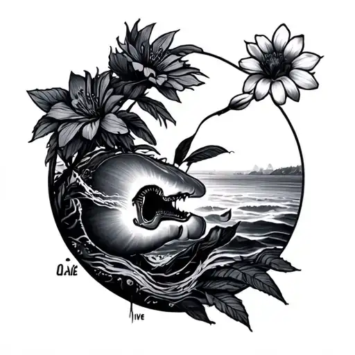 oasis live forever tattoo design idea