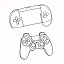 video game controller tattoo design idea