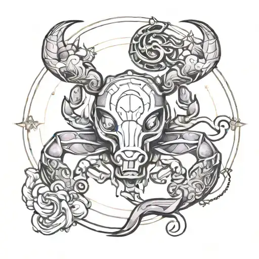 horoscope cancer zodiac sign tattoo design inspired tattoo design idea