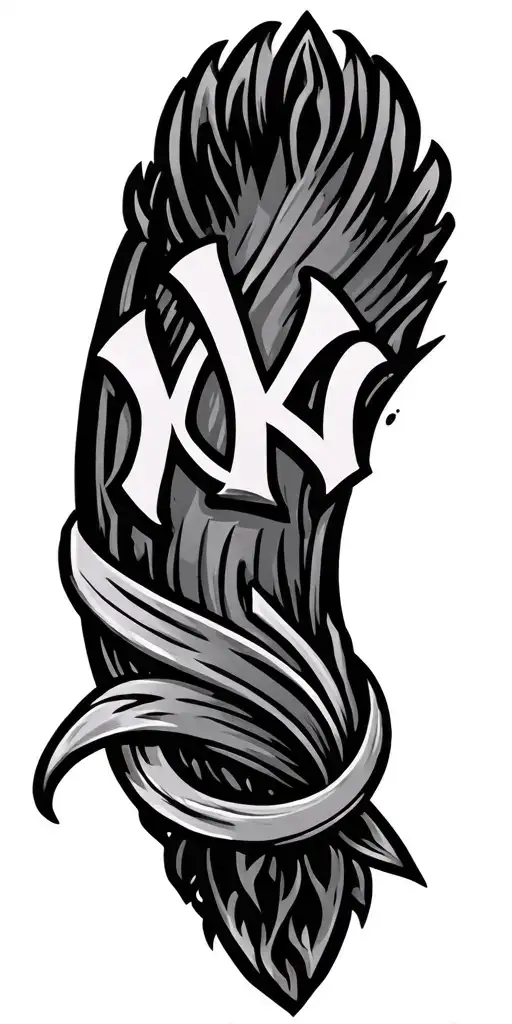 yankee symbol tattoo design idea