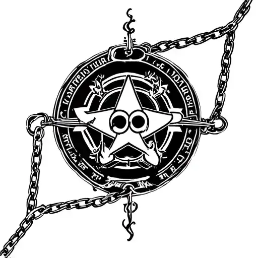 Alice in chains band design tattoo design idea