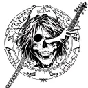 Alice in chains band design tattoo design idea