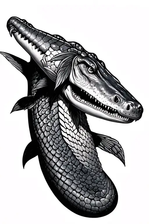 alligator gar, Texas, A&M tattoo design idea