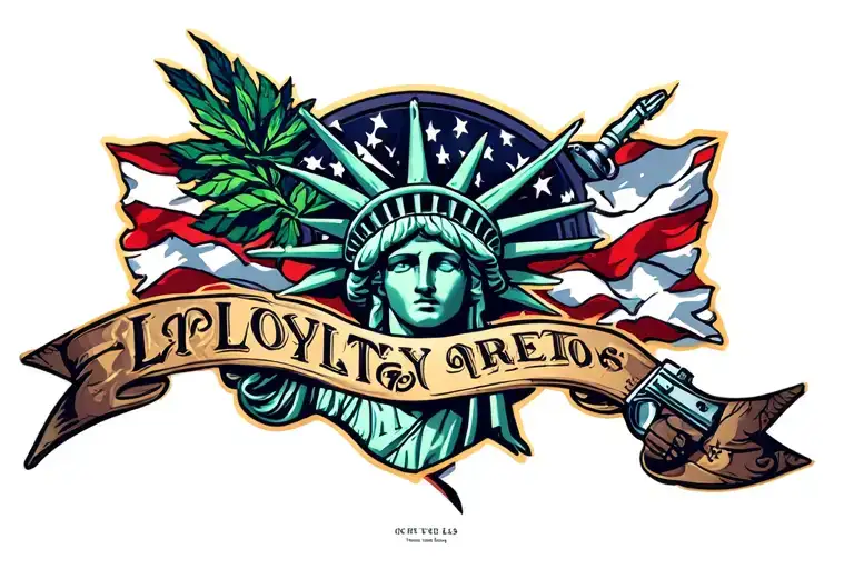 Loyalty Liberty tattoo design idea