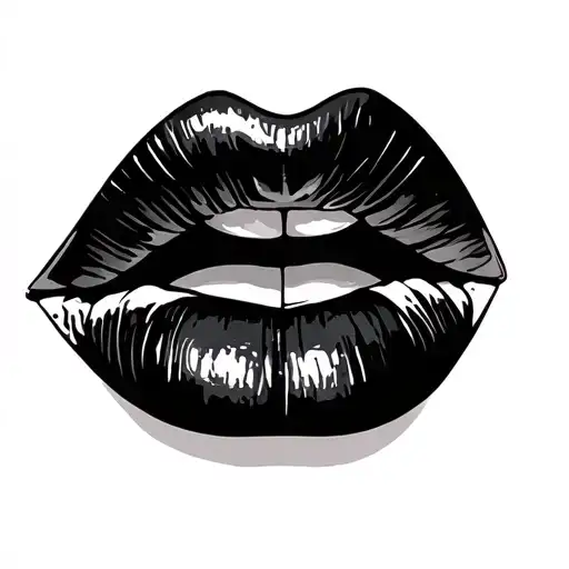 LIP tattoo design idea