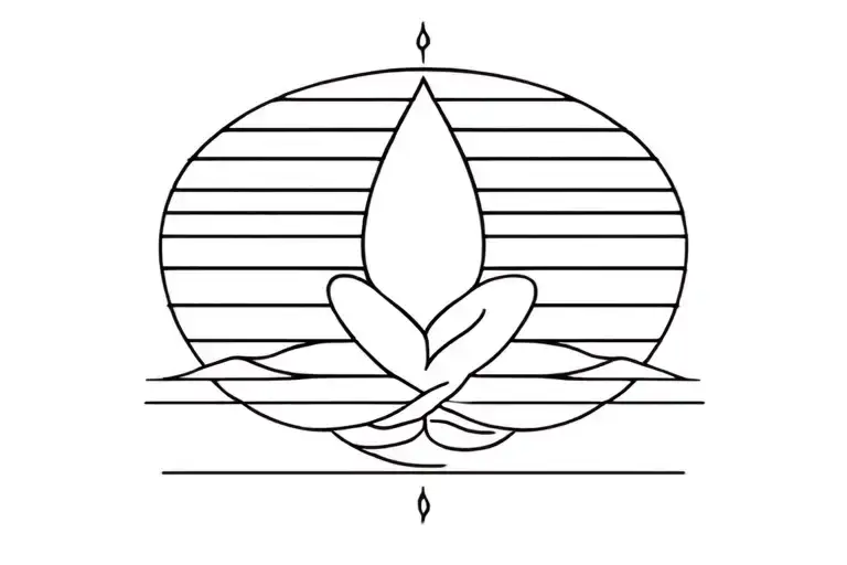 balance mind body soul tattoo design idea