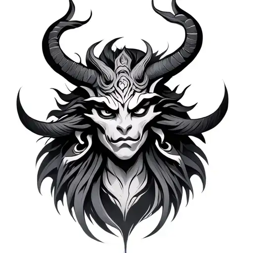 Asura tattoo design idea