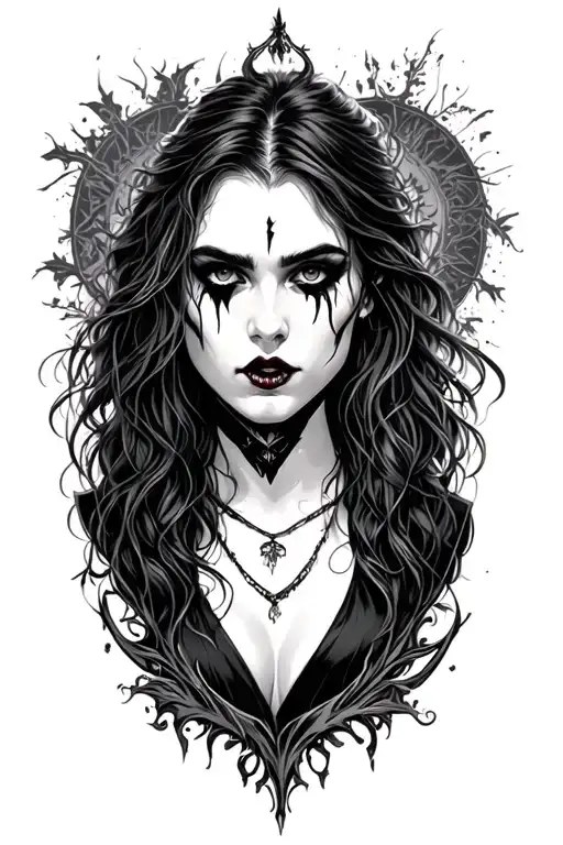 vampire diaries always and forever tattoo design idea