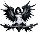 Morrigan tattoo design idea