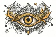 third eye tattoo design idea