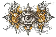 third eye tattoo design idea