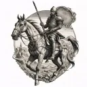 don Quixote tattoo design idea