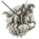 don Quixote tattoo design idea