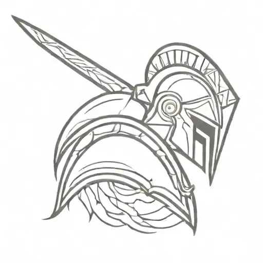 spartan 300 movie tattoo design idea