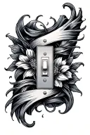 Light Switch tattoo design idea