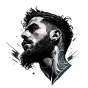 Overthinker men's tattoos tattoo design idea