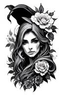 healer tattoo design idea