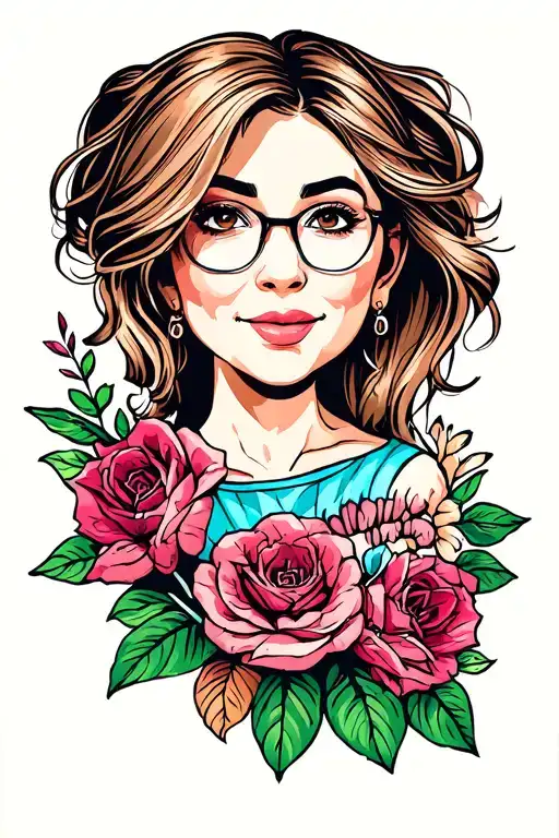 mom memorial tattoo design idea