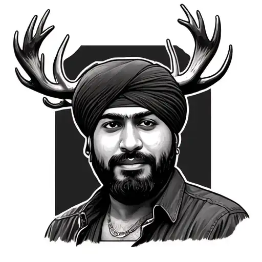 Sidhu Moosewala tattoo design idea