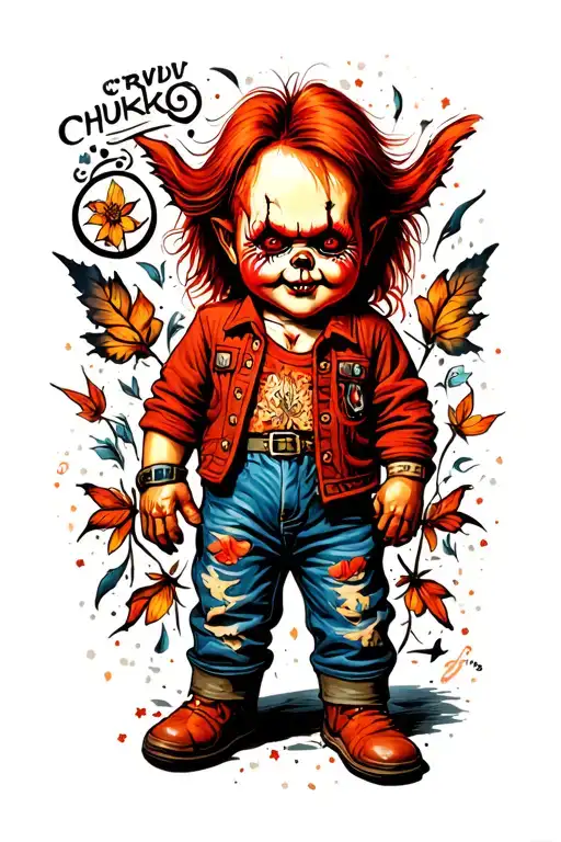 Chucky tattoo design idea