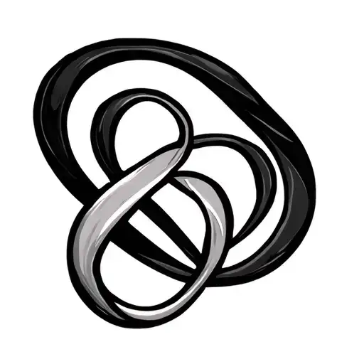 mother daughter matching tattoos showing infinity and love  tattoo design idea