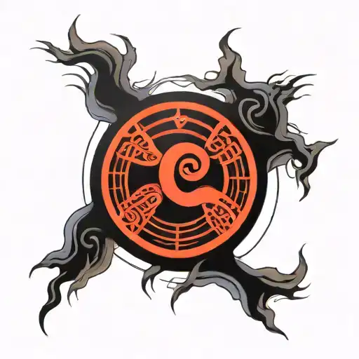 enso circle sleeve tattoo tattoo design idea