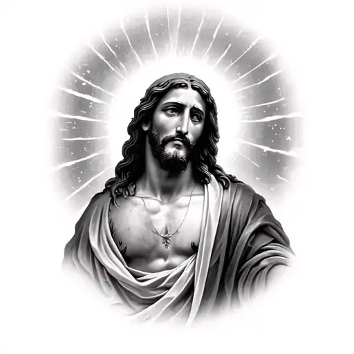 JESUS tattoo design idea