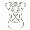 Scooby doo dog tag tattoo design idea
