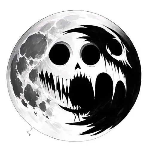 Soul Eater Moon" tattoo design idea