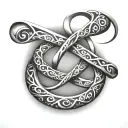 infinity symbol using number 96 tattoo design idea