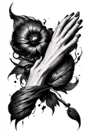 self harm symbolized tattoo design idea