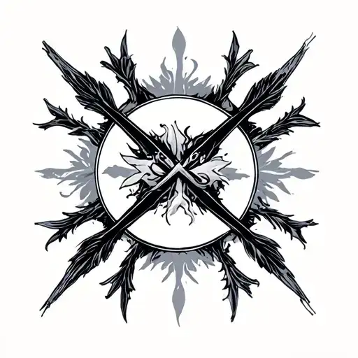 Boredom Symbol tattoo design idea