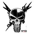 "Memento mori " Marvel punisher logo tattoo design idea