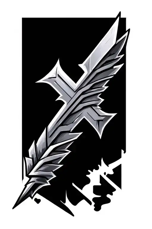 arrow tattoo design idea