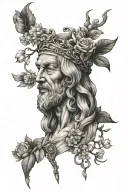 virgin tattoo design idea