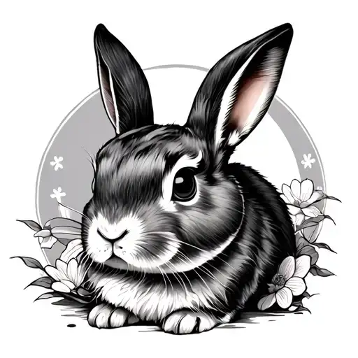 japanese rabbit tattoo design tattoo design idea