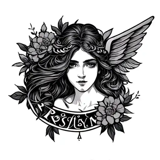 roselyn libra air sign tattoo design idea