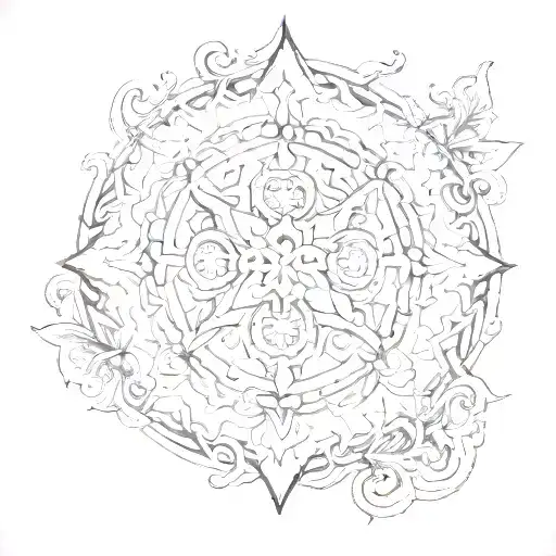 traditional croatian  tattoo design idea