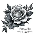 Birth Date tattoo design idea