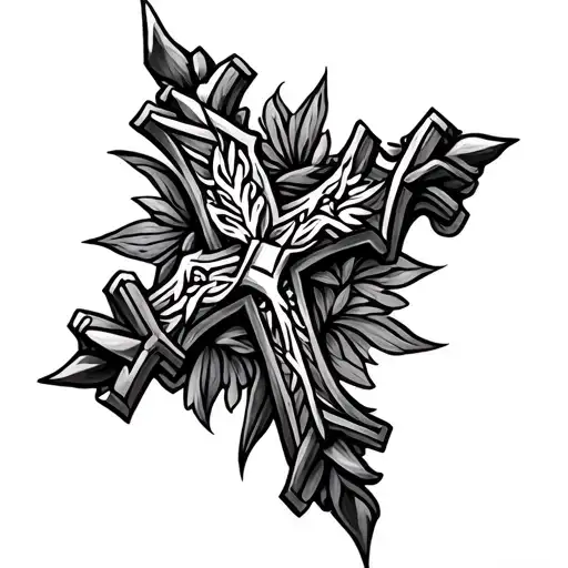 Nordic Cross tattoo design idea