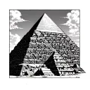 cool pyramids giza tattoo design idea