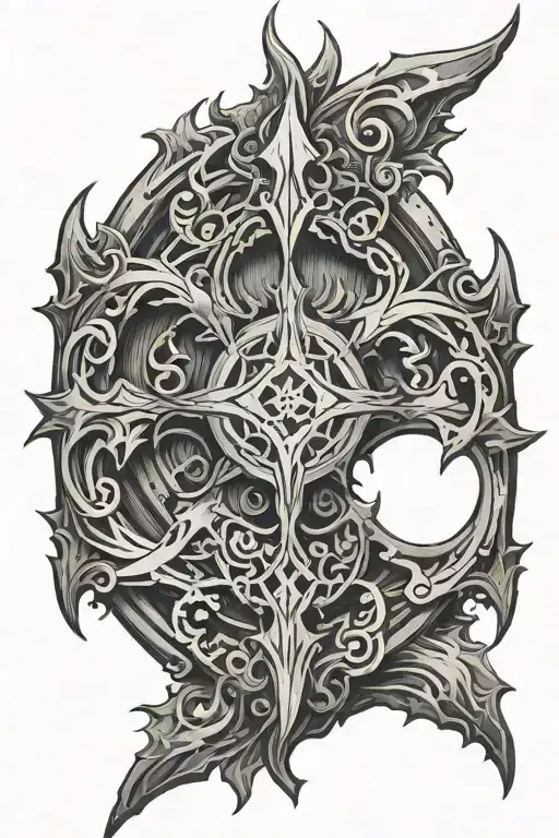 Elden Ring logo tattoo design idea